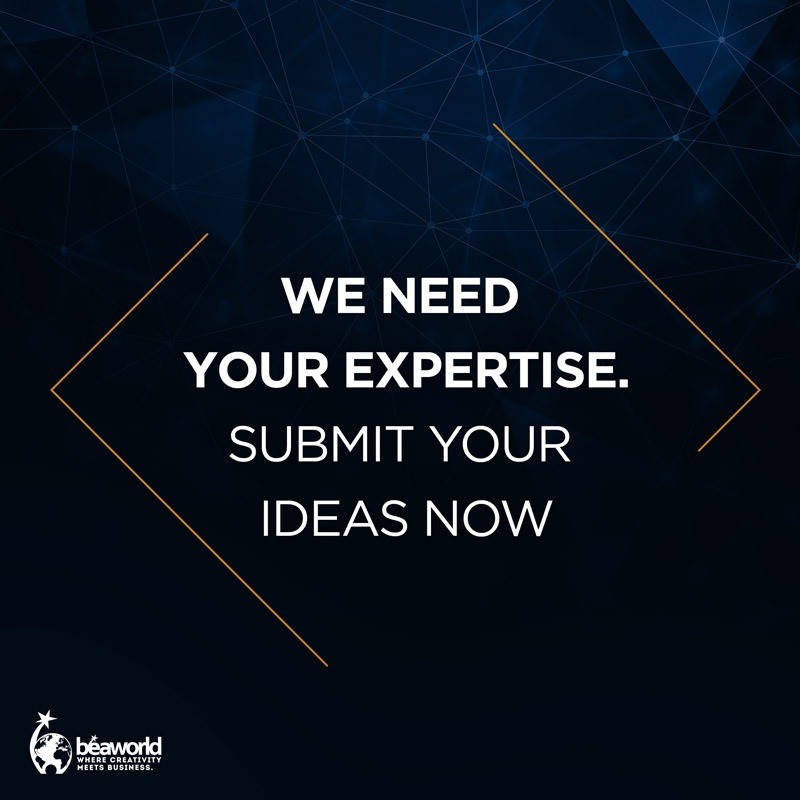 We need your expertise. Submit your ideas now